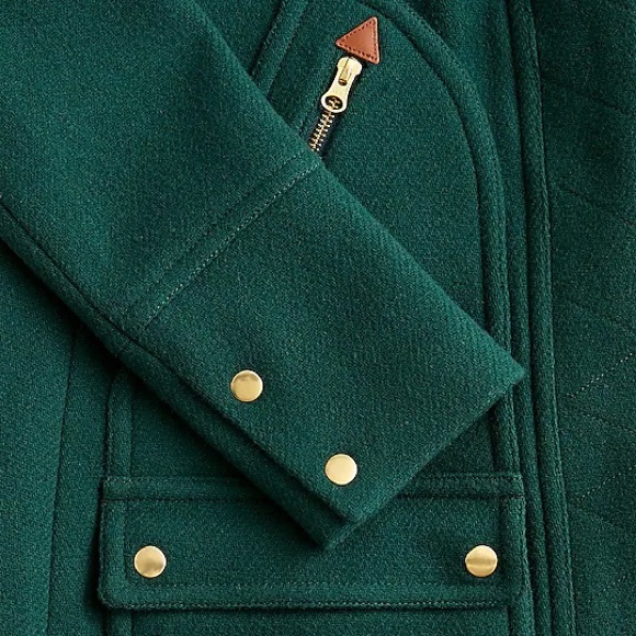 NWT J Crew Italian Chateau Parka - Picture 7 of 14